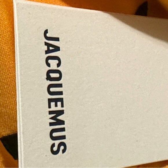 Jacquemus Passio crepe Orange button up shirt size 6 - Picture 6 of 11